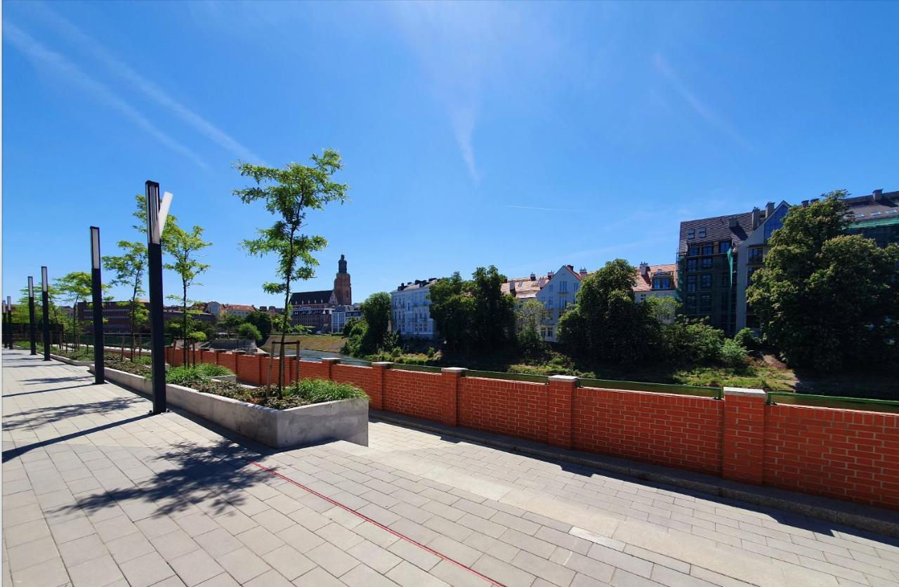 Apartament 55M2 - Darmowy Garaz - Klimatyzacja - Centrum - 24Na7 Wrocław Kültér fotó